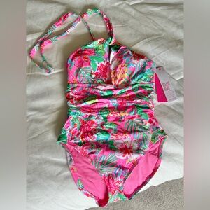 Lilly Pulitzer size 4 halter swimsuit NWT